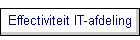 Effectiviteit IT-afdeling