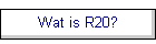 Wat is R20?